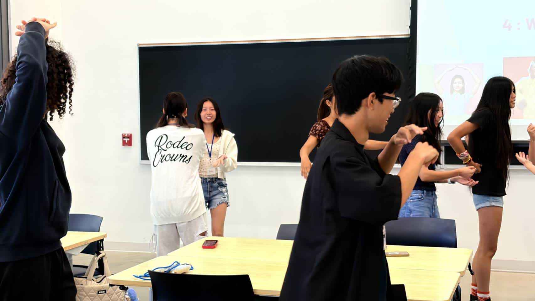 La Jollaの朝、活動を始める参加者たち